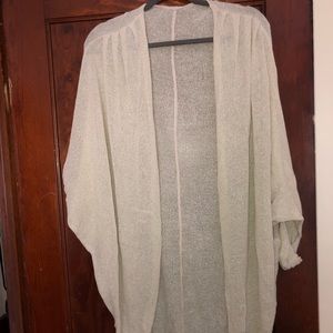 Cream sheer cardigan